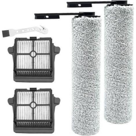 Roller Brush + Filter for Tineco iFloor 5 Breeze Complete Wet and Dry Vacuum Cleaner Replacement Parts Accessories Set 2 Brush Rollers + 2 Filters (1/5)