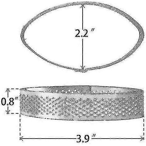 4 moules à gâteaux, outils pour pâtisserie, cercles à tarte au fromage, ustensiles de cuisine (1/2)