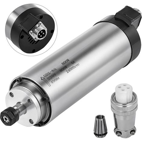 Mophorn 0,8 kW luftgekühlter Spindelmotor, Hochgeschwindigkeits-Gravier-Fräs-Schleif (1/2)