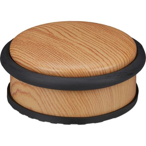 Tope de puerta con aspecto de madera