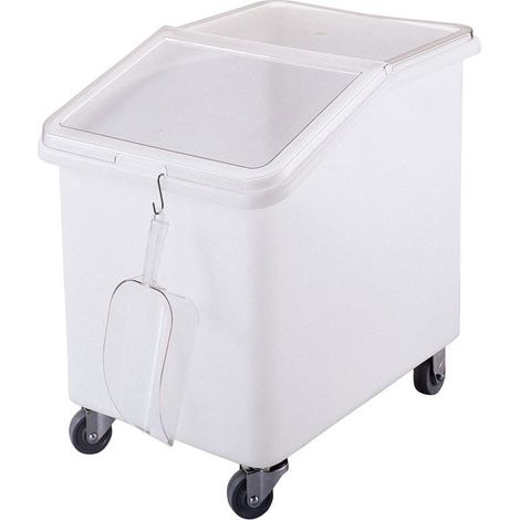 Bacs à ingrédient avec couvercle incliné - 75 x 55 x 71 cm - Blanc - Cambro