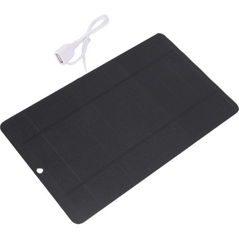 10W 5V Fin Monocristallin Panneau Solaire USB Chargeur (1/5)