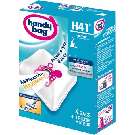 HANDY BAG - Sac aspirateur handy bag non tissé x4 hoover h41 (1/5)