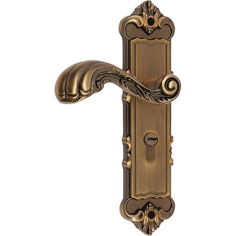 Set di maniglie per porte di design di alta qualità con cilindro di chiusura