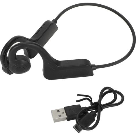 Casque Audio à Conduction Osseuse Bluetooth 5.3, Hi-Fi Stéréo, Réduction de Bruit, Étanche, Multifonction pour Sport (1/5)