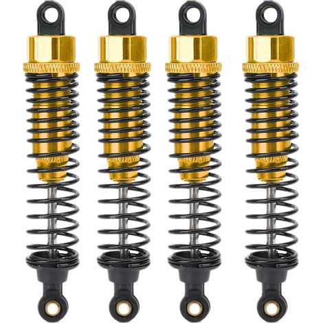 4 Amortisseurs Métalliques Dorés pour Voiture Télécommandée HSP 106004, Pièces RC Tout-Terrain (1/5)