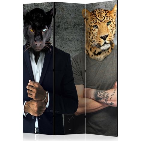 Paravent visages différents 3 volets - 135 x 172 cm (1/5)