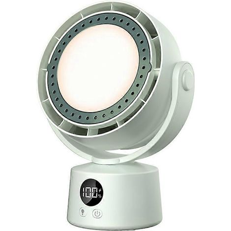 Ventilateur électrique intelligent multifonctionnel sans pales, circulateur d'air sans fil, refroidisseur d'air silencieux avec lumière LED A - FFY (1/4)