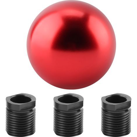 Bouton de Changement de Vitesse Manuel Universel - Forme de Balle Ronde en Métal pour une Conduite Améliorée avec une Installation Facile - Comprend des Tailles Adaptables 8 Mm 10 Mm 12 Mm - Design. (1/5)