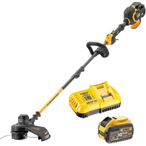 Dewalt DCM5713X1 54v XR Flexvolt Cordless Grass Timmer Cutter Split Shaft -1x9ah (1/4)
