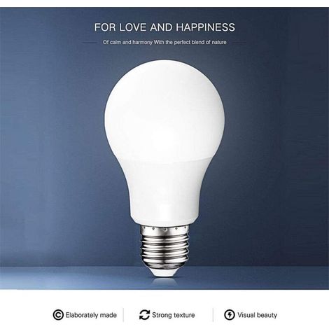 Ampoule LED E27 à vis 220V-240V 24W (lumière blanche 6500K) non dimmable 1 pack (1/3)