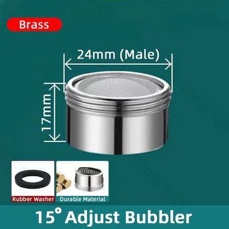 (Groupe l) Aérateur de robinet de cuisine, diffuseur pour salle de bain et maison, accessoires de robinetterie, filtre économiseur d'eau, embout de cuisine (1/5)