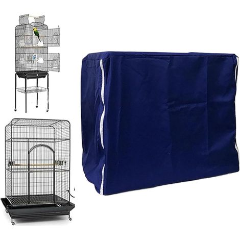 Housse de cage à oiseaux pour la nuit - Lavable - opaque - grande housse de (1/5)