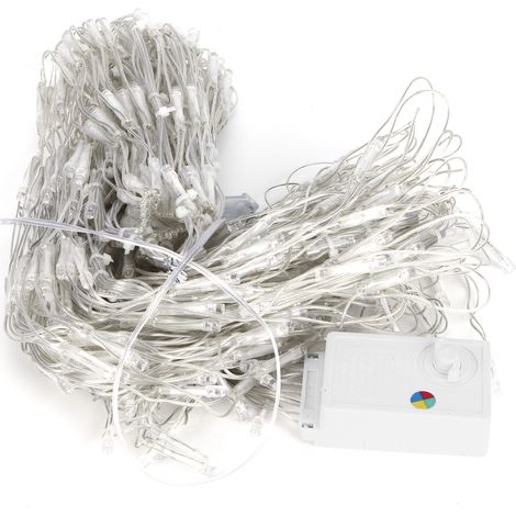 Guirlande Lumineuse LED 444 Étoiles Extérieur Imperméable pour Jardin Fête Mariage 220V (1/5)
