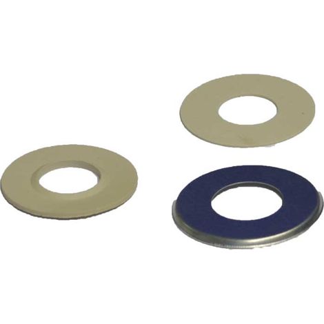 KIT GUARNIZIONI SOTTO RUBINETTO 3 PEZZI CON BORDO BASSO 3/4 Q.TA 10