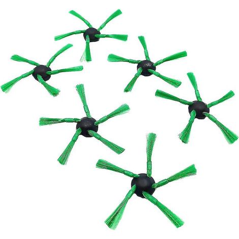 6er-Pack Zubehör Seitenbürsten Ersatzteile für Vorwerk Kobold VR200