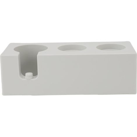 Station de Tassage Support Porte-filtre 51/54mm Distributeur Rangement Compact ABS Blanc pour Machine Espresso (1/5)