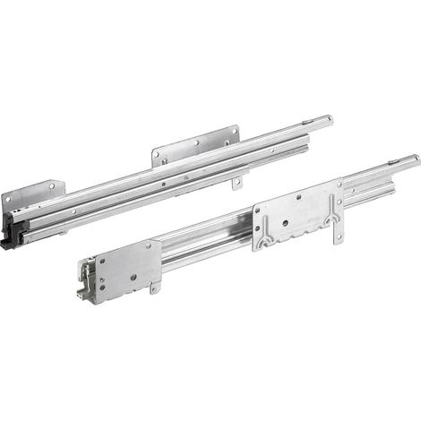 Hettich Schubladenschienen Set Duplex 45  1 Paar Vollauszug, 45kg, Einbautiefe 530mm