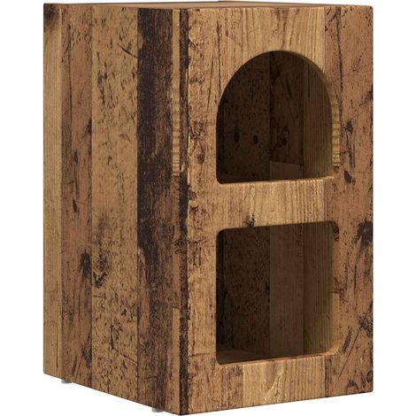 Nachttisch Altholz 29,5 x 33,5 x 50 cm Holzwerkstoff vidaXL