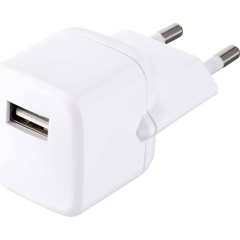 VOLTCRAFT UC-1AXX001 Chargeur USB 12 W 1x USB-A blanc intérieure A416972 (1/4)