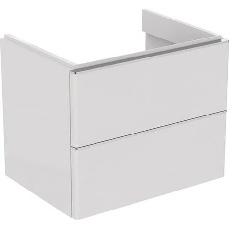IS Untere Schubladenfront Adapto f. WTU 610mm Hgl. weiß lackiert