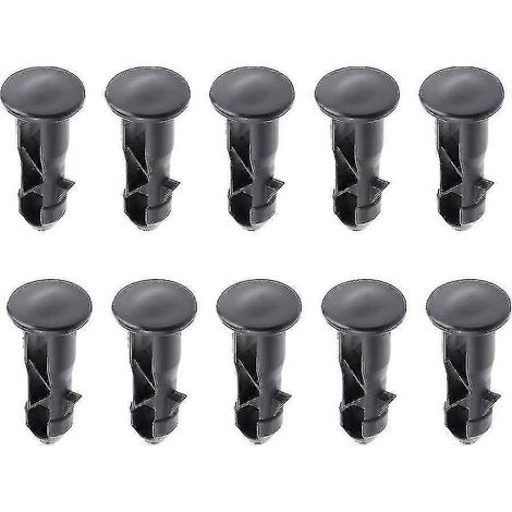 10 goupilles de charnière pour couvercle de poubelle à roulettes, 65 mm x 18 mm, en plastique, pour fixations de couvercle de poubelle extérieure -gt xh (1/5)
