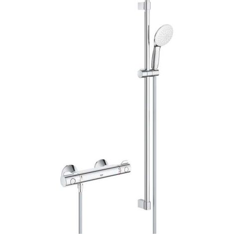 GROHE THM-Brausebatterie Grohtherm 800 345662 mit Brausegarnitur 900mm chrom (1/5)