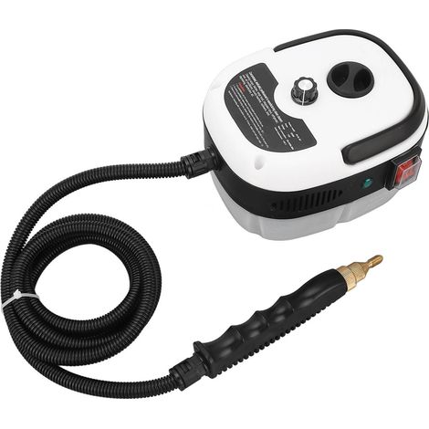 Nettoyeur vapeur haute température et haute pression 1000ml, 2500W, 110V standard US, pour climatiseurs, cuisines, hottes et usage domestique, blanc. (1/5)
