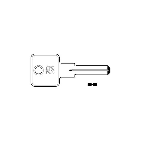 CHIAVI PUNZONATE PER CILINDRI MG 5+5+5 SPINE MG8- - MG8 - 5 pezzi SILCA