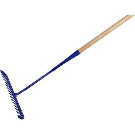 Faithfull RI37-LSTTRWH Tarmac Rake 16 Round Teeth - Wooden Handled FAITAR (1/5)