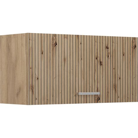 Pensile da cucina R-Line, Rovere artigianale/Rovere dorato, 80 cm Piatto, Vicco (1/5)