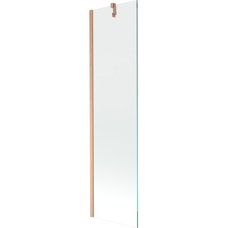 Mexen Next mampara de baño de 1 hoja 50 x 150 cm, transparente, cobre cepillado - 895-050-000-00-00-65 (1/5)
