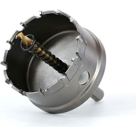 Scie Cloche Bi-métal,80 mm Carbure TCT en Acier Inoxydable de Qualité Industrielle, Scie Trépan Alliage Métallique en Acier à Grande Vitesse pour Métal,Alliage Aluminium,Plastique,Bois (1/5)