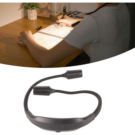 LED-Nackenleuchte mit Augenschutz, Leselampe für Outdoor-Sportarten, USB-C-Ladeanschluss, Leselampe zum Laufen bei Nacht (1/5)