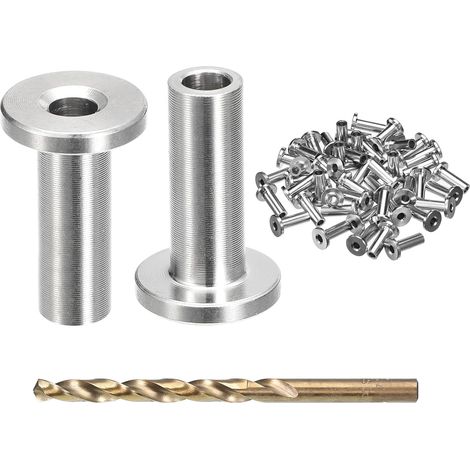 50 Manchons de Protection en Acier Inoxydable pour Garde-Corps de Câble de Pont de 1/8", 5/32" Ou 3/16", de Câble de Qualité Marine T316 pour Système de Garde-Corps Pont, Argent (1/5)