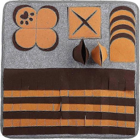 Tapis de reniflement pour chien, couverture de dressage pour chiots, tapis de jeu interactif pour chiens, jeu anti-stress ( (1/5)
