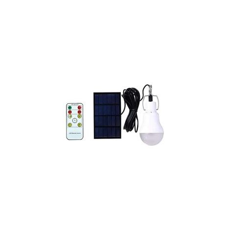 Lampe solaire LED extérieure avec panneau solaire intégré – Lanterne suspendue pour camping, randonnée, cour, poulailler et éclairage extérieur, télécommande incluse (1 pièce) (1/5)