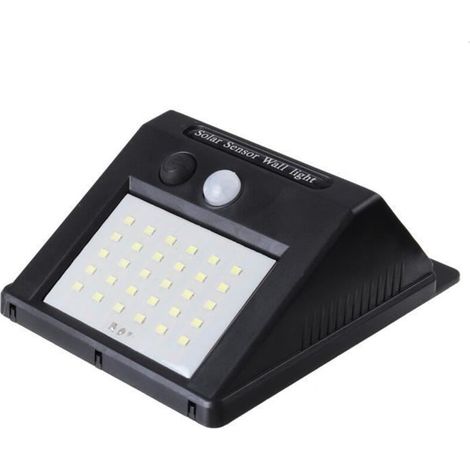 30 LED Solar-Wandleuchte, wasserdicht mit Bewegungsmelder - Typ B. (1/3)