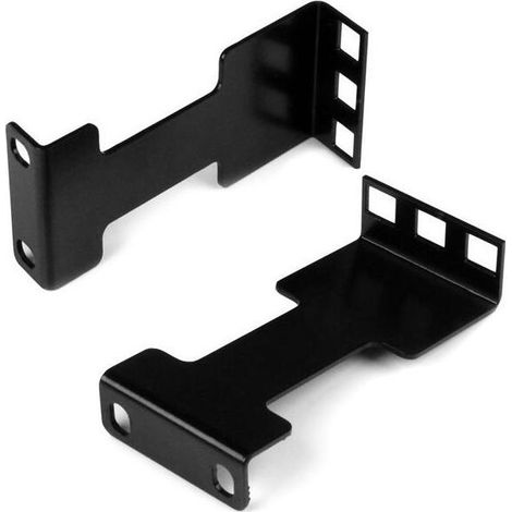 Adaptador de profundidad Startech 1U Negro hasta 10 cm para rack 2 piezas