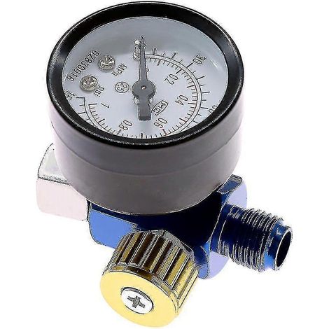 Régulateur de pression d'air pour aérographe, machine à peindre, manomètre de réglage, valve de régulation de pression, pneu (1/5)