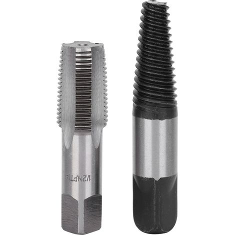 Extracteur de tuyau avec taraud, filetage 1/2 po, manuel de réparation, outils d'extraction cassés