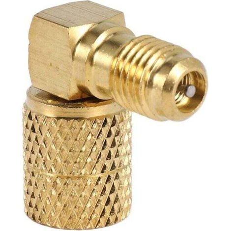 Adaptateur de connecteur d'adaptateur de réfrigération M1/4 Sae-F 5/16 pour tuyau de manomètre R410A