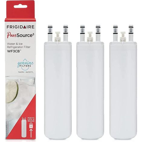 Cartucho de filtro monobloque de repuesto WF3CB para frigoríficos FRIGI y DAIRE (filtro de 3 piezas) (1/4)