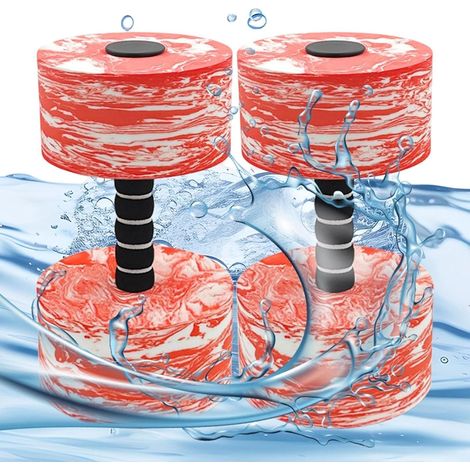 Poids aquatiques pour piscine Poids Flottants pour Entraînement Aquatique Haltères Fitness pour Piscine Pour Femmes Hommes Exercice Maison Salle de Sport Étang Lac (1/5)