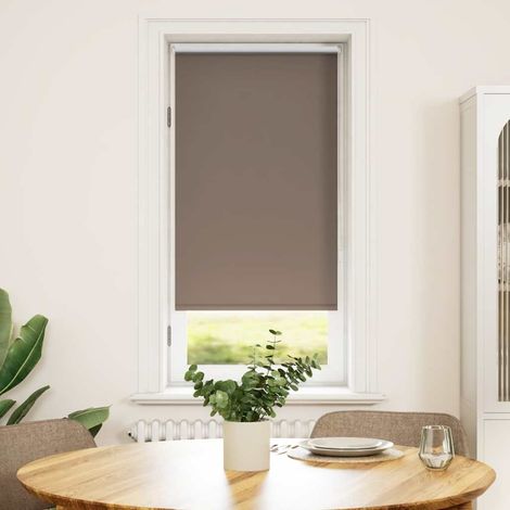 Verdunkelungsrollo 44,4 x 100 cm, Stoffbreite 40 cm, Kaffeebraun
