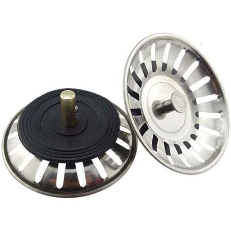 Bonde en inox (Diametre : 83 mm - Hauteur : 16 mm) pour eviers Armonia, Galassia Franke (1/4)