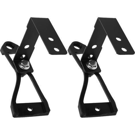 2 pièces Support de Pompe de Chauffage pour Stationnement Montage Antivibration Caoutchouc et Fer Installation Facile sans Outil Du Bruit et Vibrations Lot
