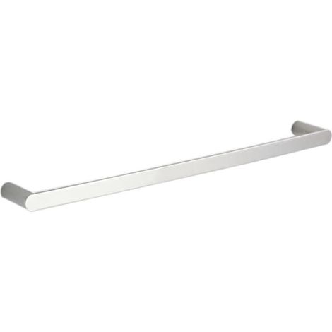 Toallero individual para baño – Cromo pulido, acero inoxidable SUS, estilo ovalado, 60 cm (1/4)