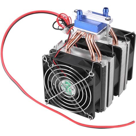 Dispositif de Refroidissement Thermoélectrique 120W, Dispositif de Refroidissement du Refroidisseur de Poisson, Rapide avec Tuyaux en Cuivre, Système de Réfrigération Semi-conducteur de Haute (1/4)