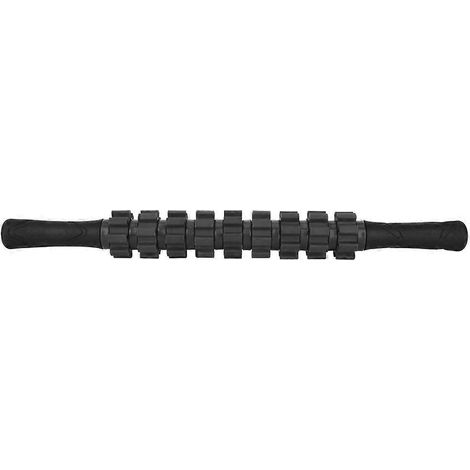 Bâtonnets de massage musculaire 2024 pour le fitness et le sport, tiges de massage des fascias, rouleau de relaxation haute résistance, noir (1/3)